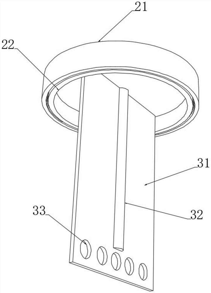 Rapid treatment device for water sample for environmental monitoring experiment