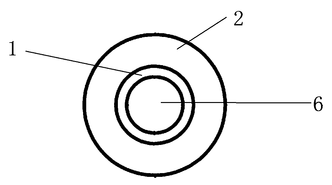 Central shaft sleeve of viscosity meter