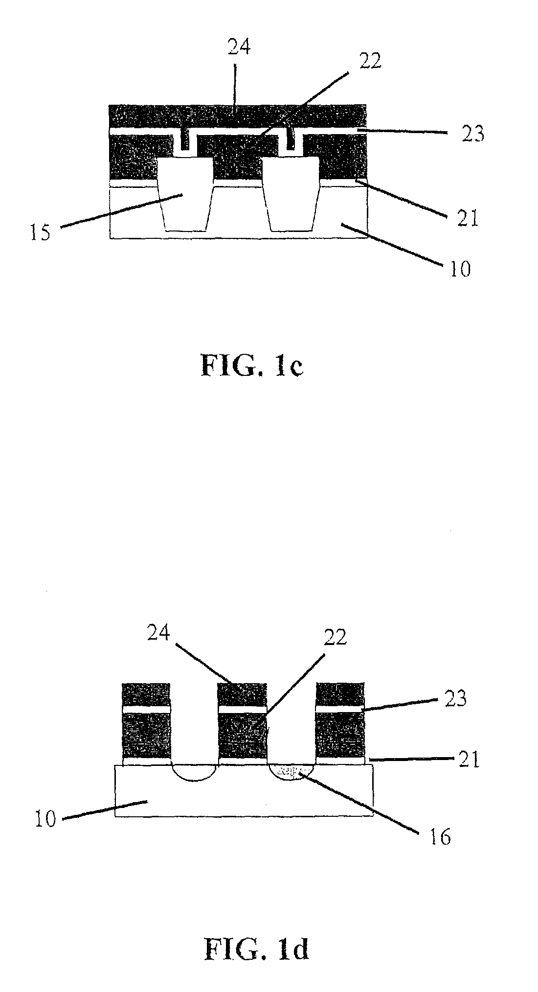 Semiconductor devices comprising a plurality of gate structures