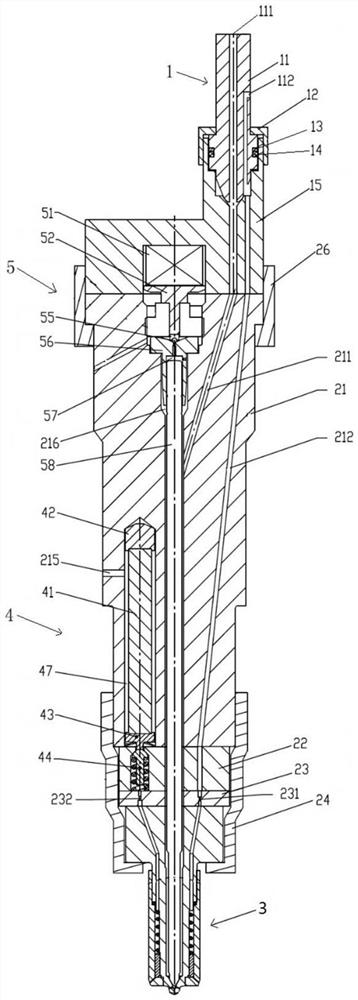 Dual-fuel injector and internal combustion engine