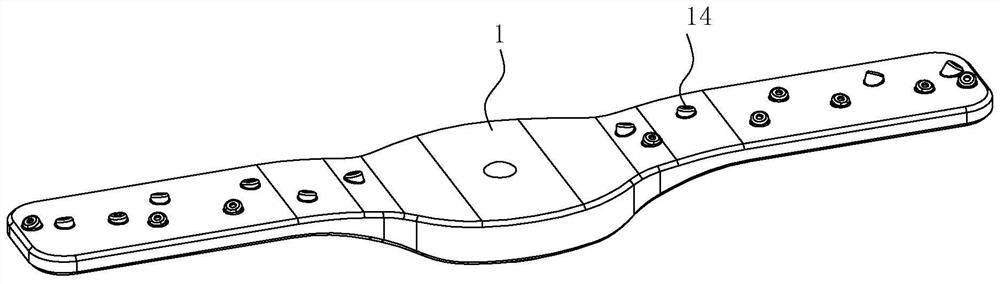 Spraying arm for cleaning machine