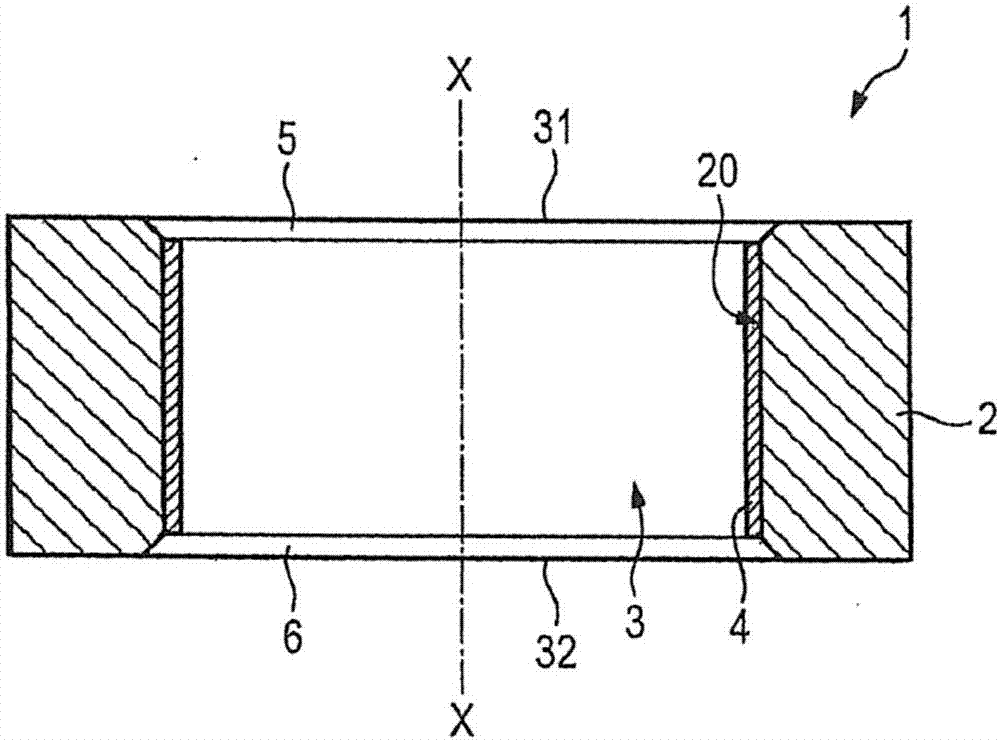 Bearing components including diamond inner coating