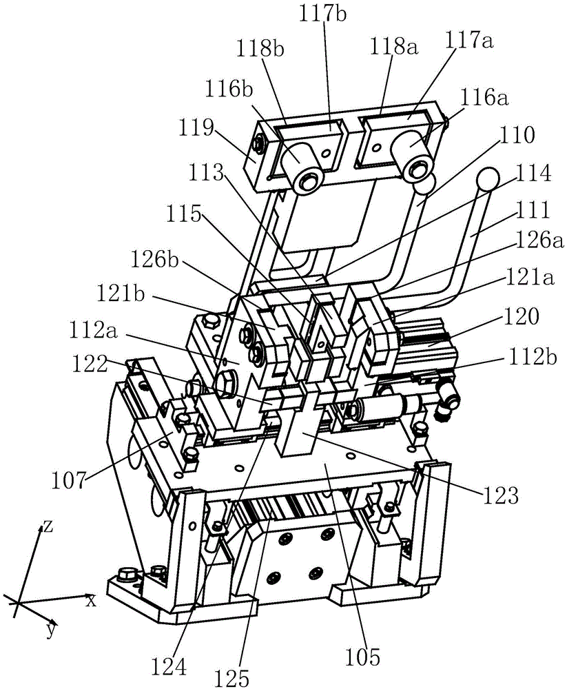 Fixture for mounting bracket assembly under the steering column of an automobile instrument panel crossbeam