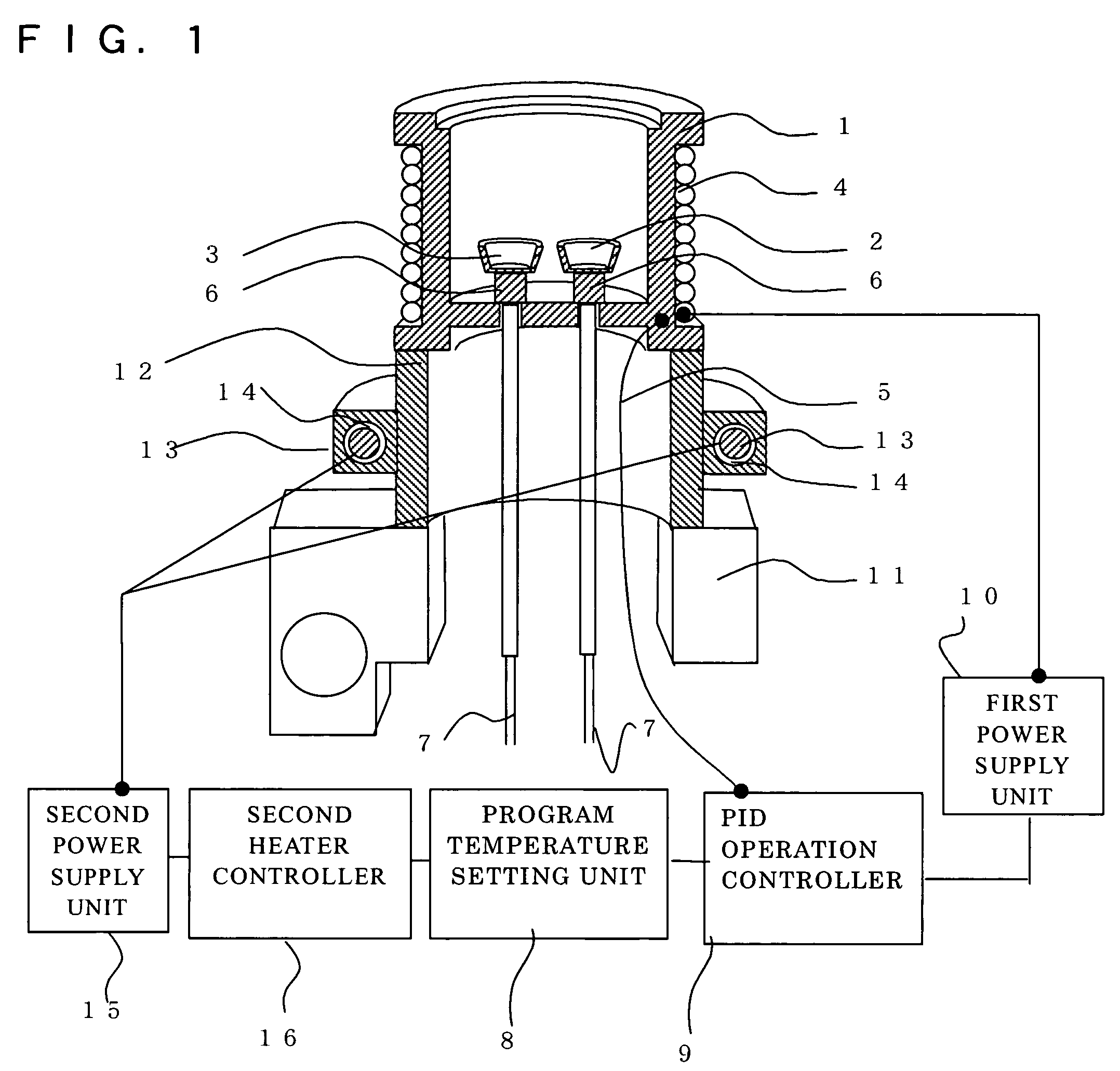 Differential scanning calorimeter with a second heater