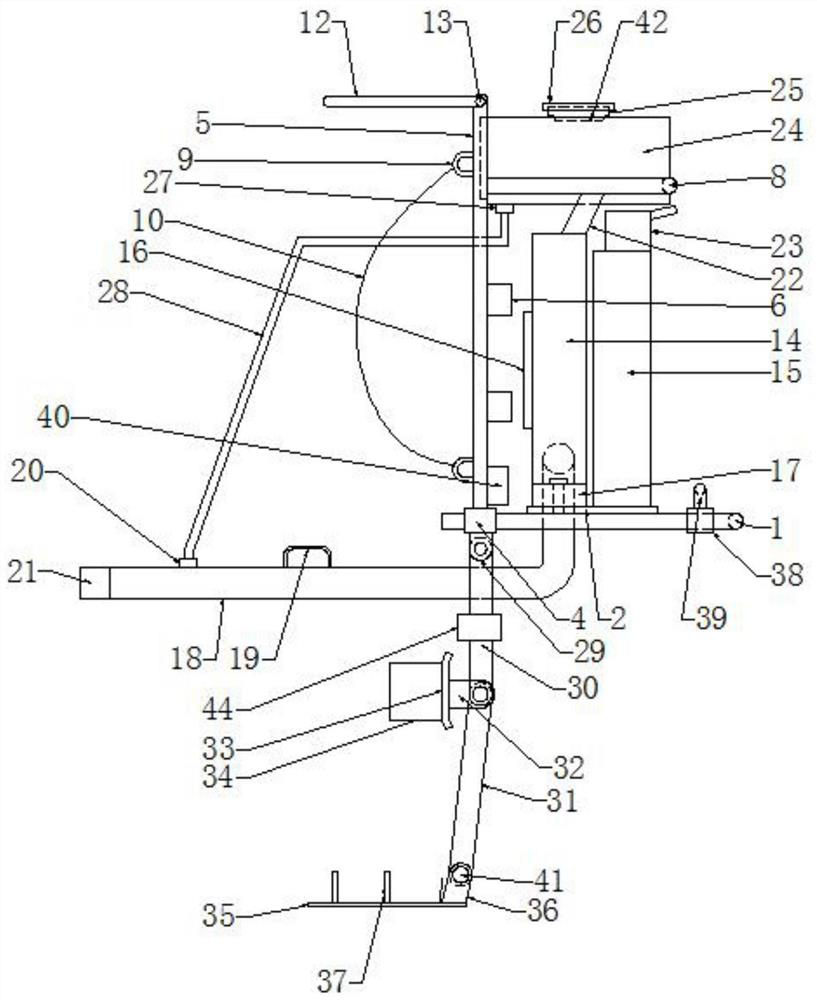 A portable drug application device