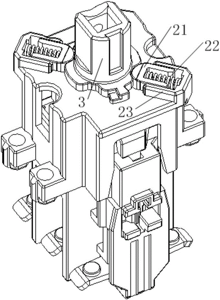 Snap-through rotary switch