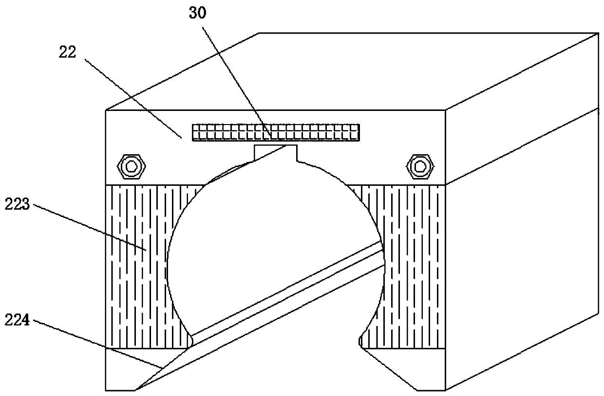 Railway wheelset rolling bearing running-in machine pneumatic wheelset pressing and positioning mechanism