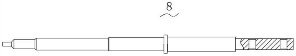 Electromagnetic unlocking structure with unlocked state holding function