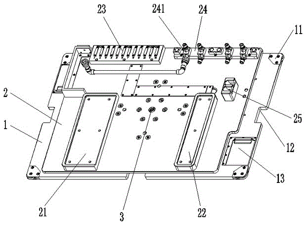 Intelligent tooling plate for assembling air conditioner