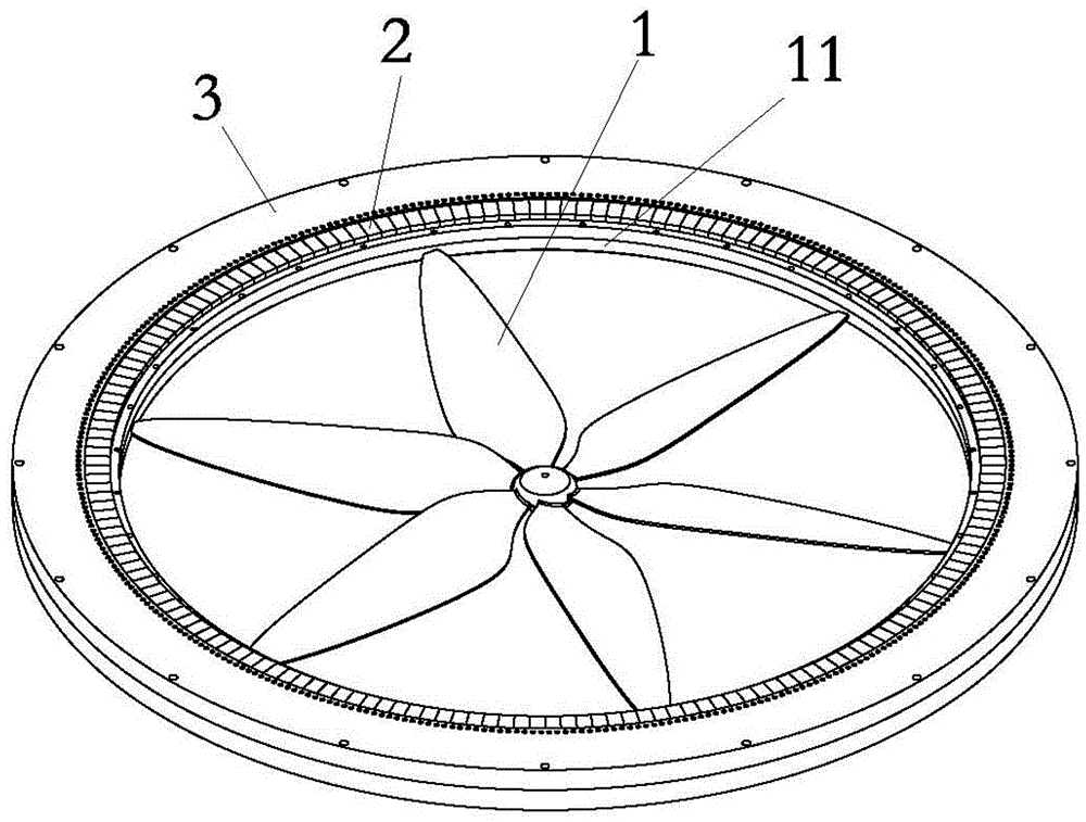 An electromagnetic power propeller group, propeller and its structure