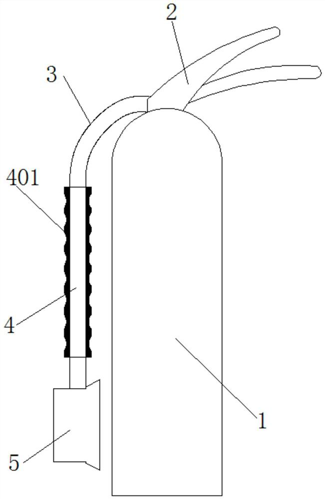 A rapid extinguishing device for alcohol lamp rollover in chemical laboratory