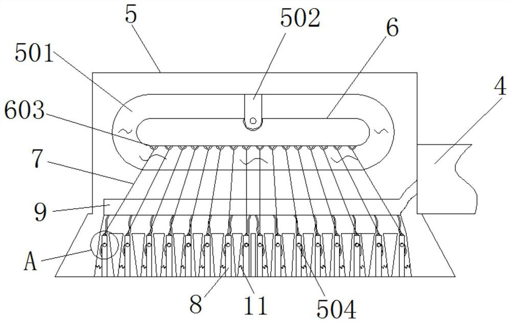 A rapid extinguishing device for alcohol lamp rollover in chemical laboratory