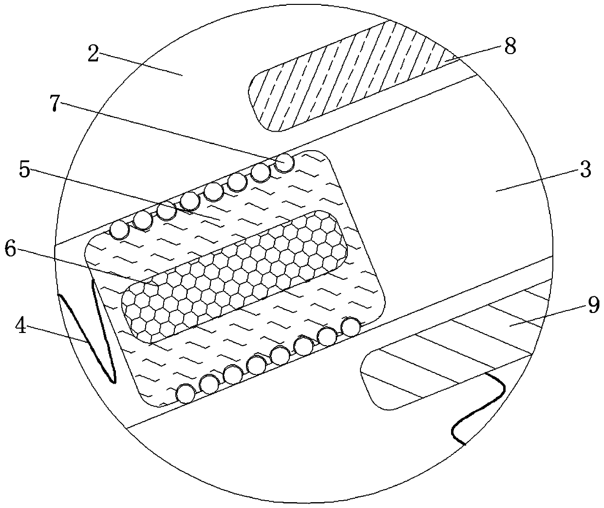 Stall protection device of electromagnetic control type cosmetic stirring device