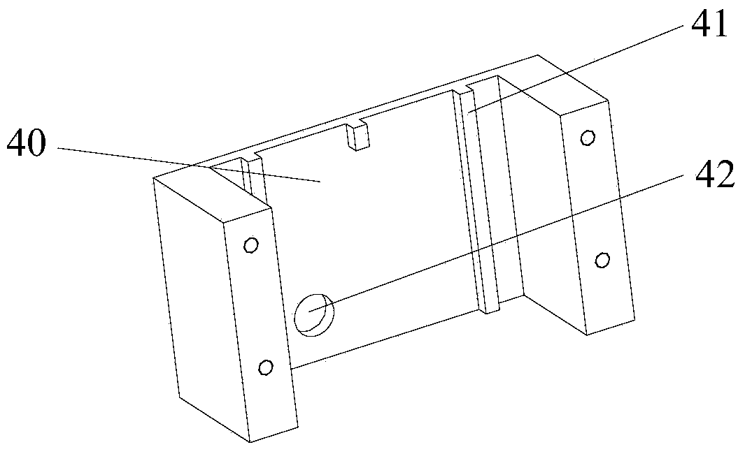 Distance adjusting device and LED display device with same