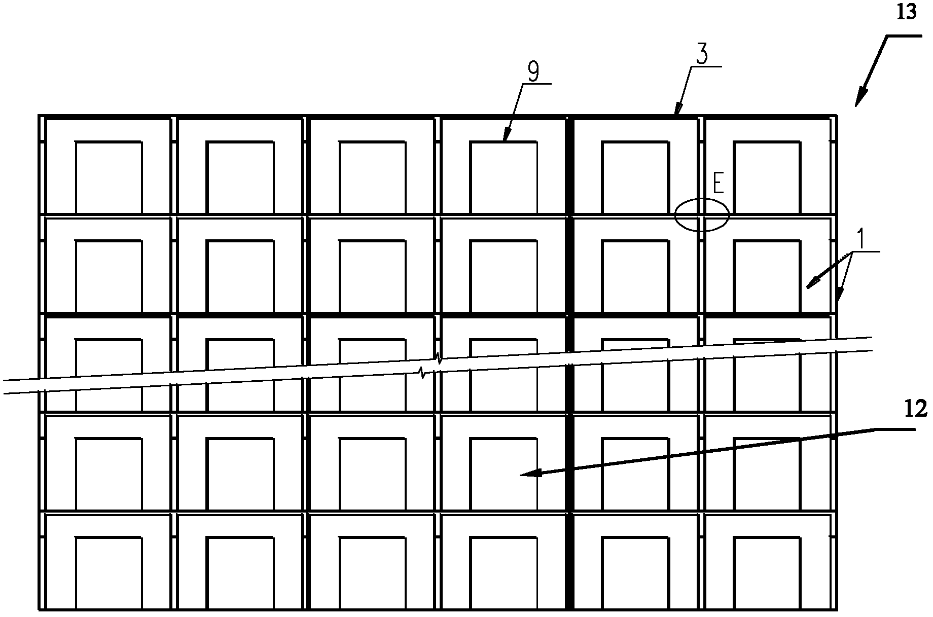 Unit-form residential building system of totally assembled type prefabricated concrete structure