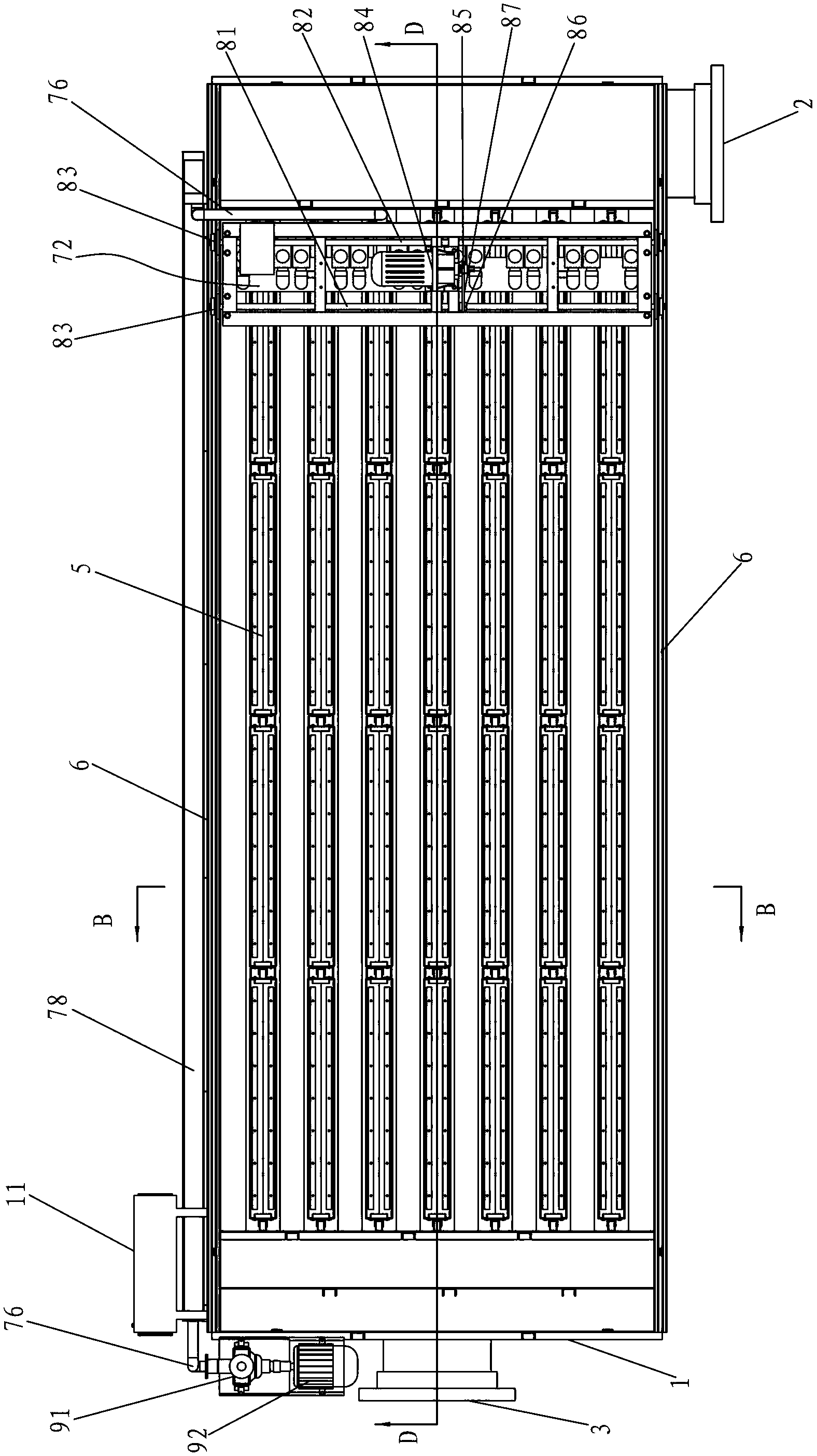 Repair-free square filter cloth filter equipment