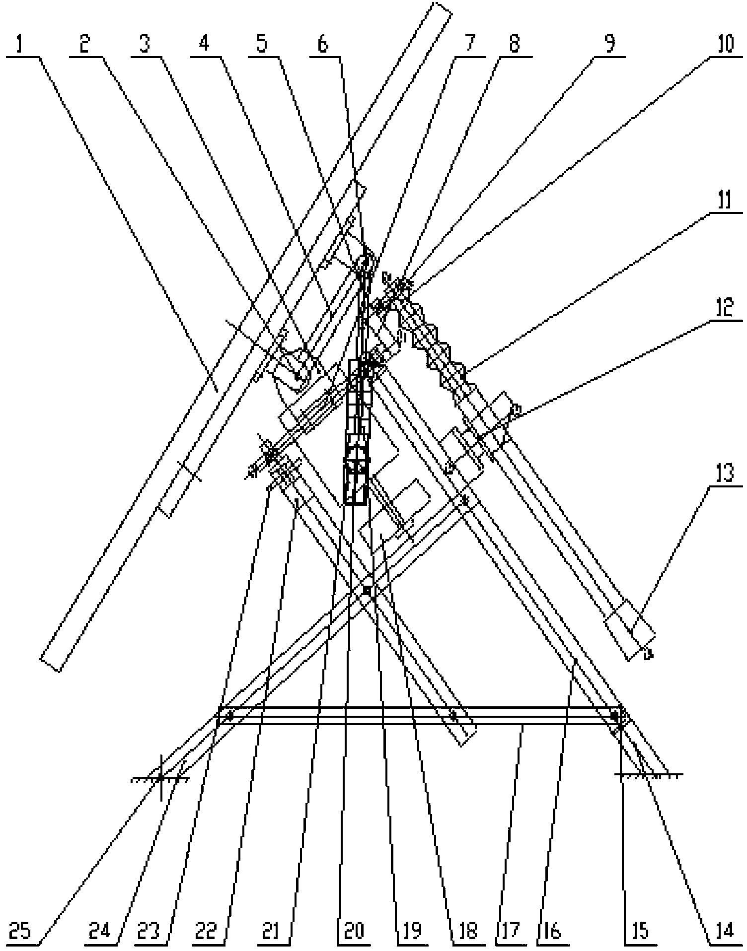 Tracking device for sun and satellite