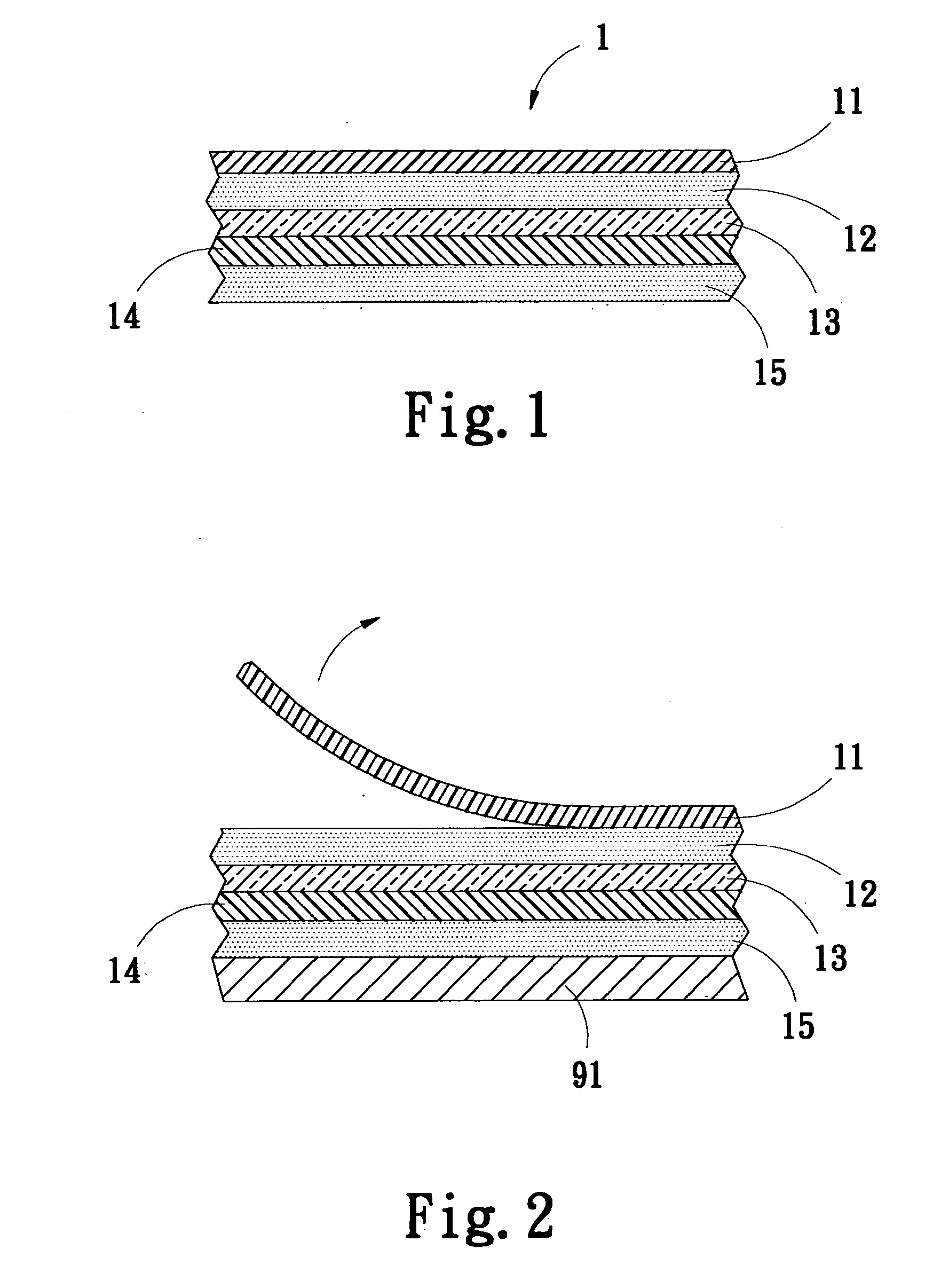 Adhesive tape structure for sealing and keeping secrecy