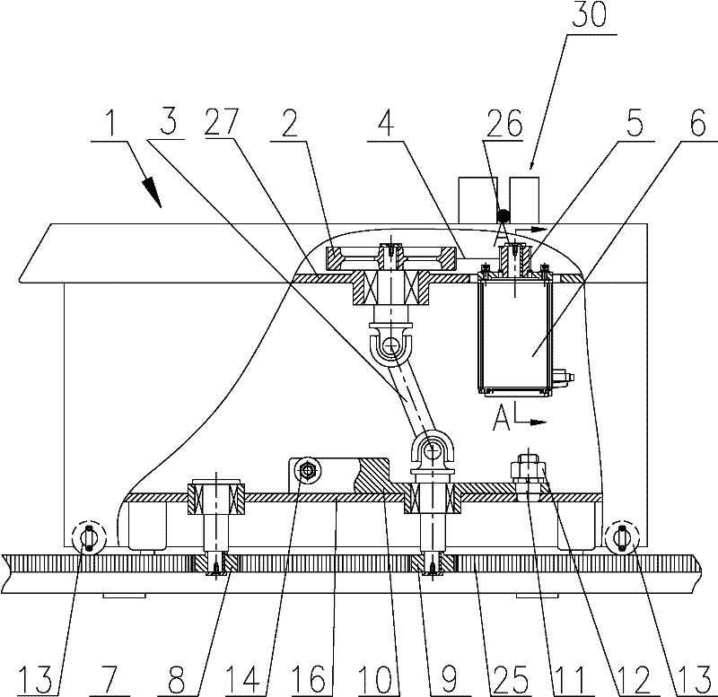 Moving mechanism of automatic steel bar bender