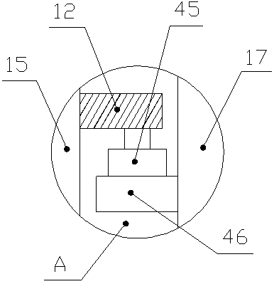 Crushing and drying device for chemical fertilizer production