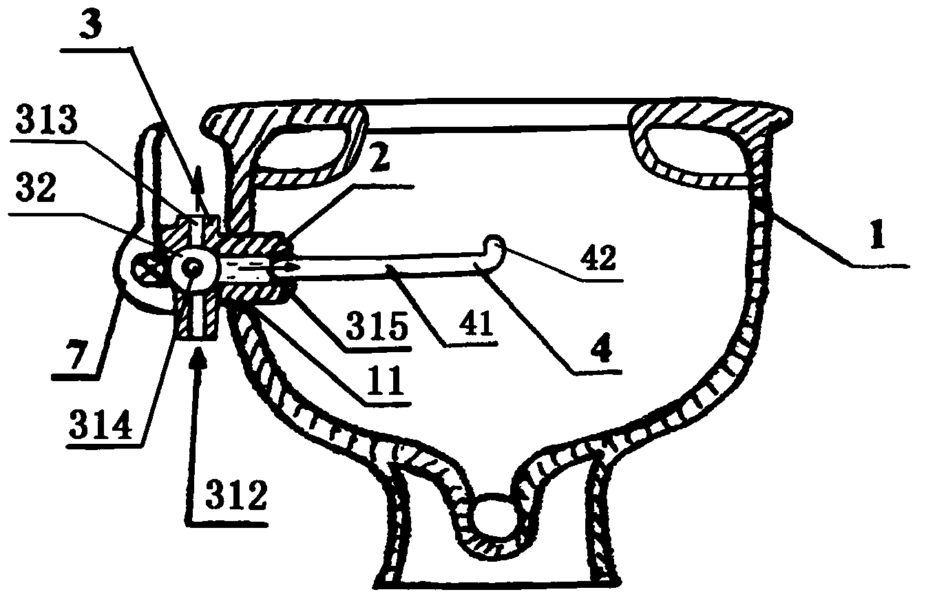 Water flushing valve