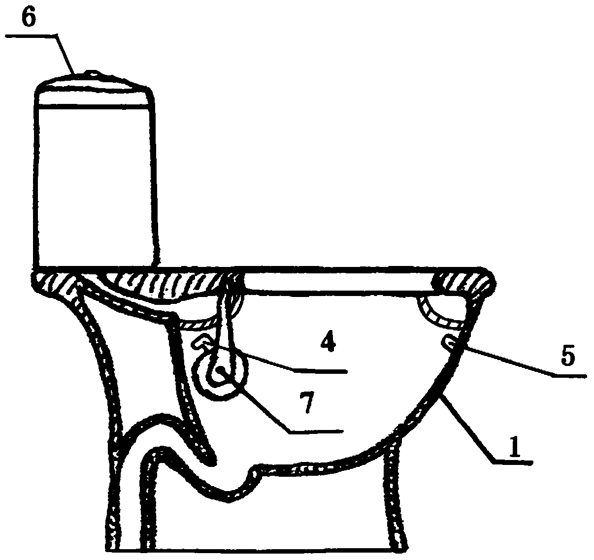 Water flushing valve