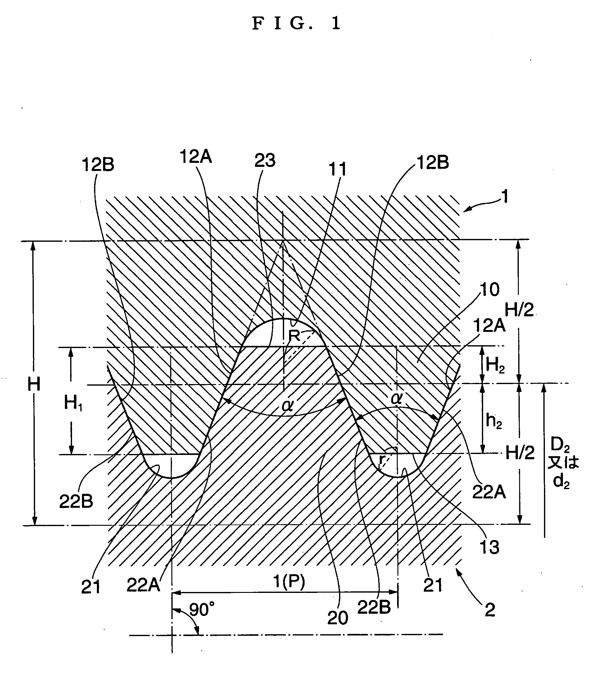 Internal thread member, external thread member, and cutter for internal thread