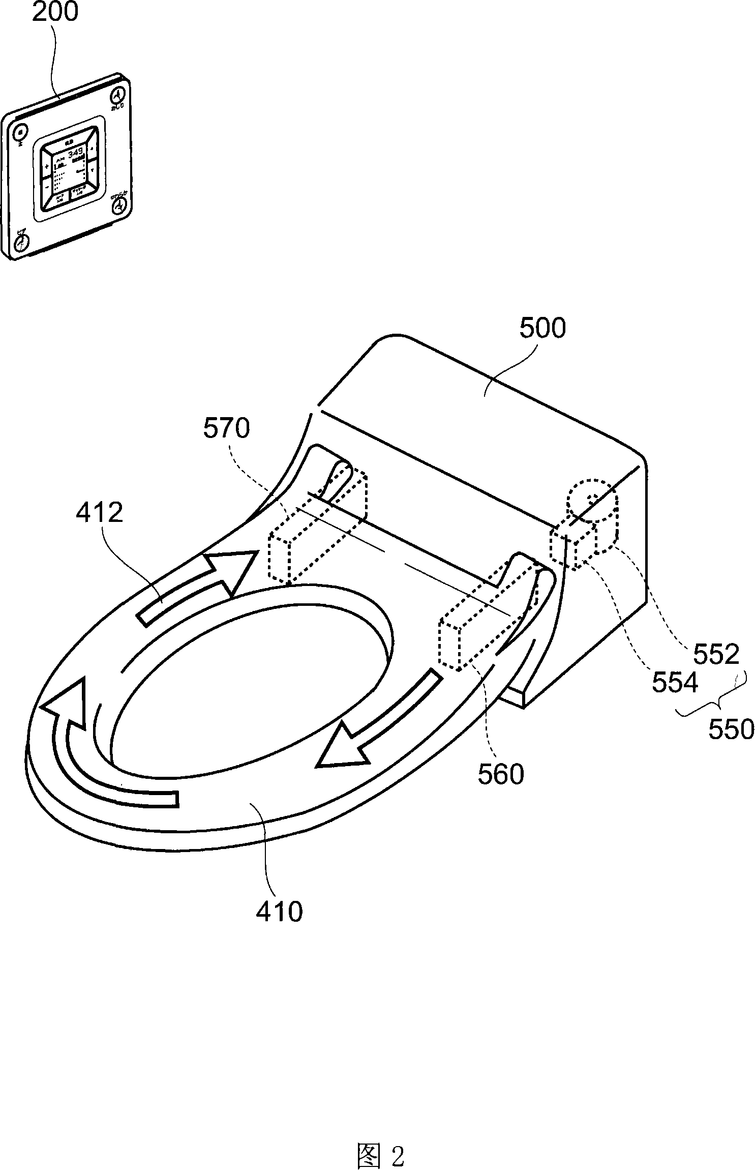 Warm toilet seat device and toilet device