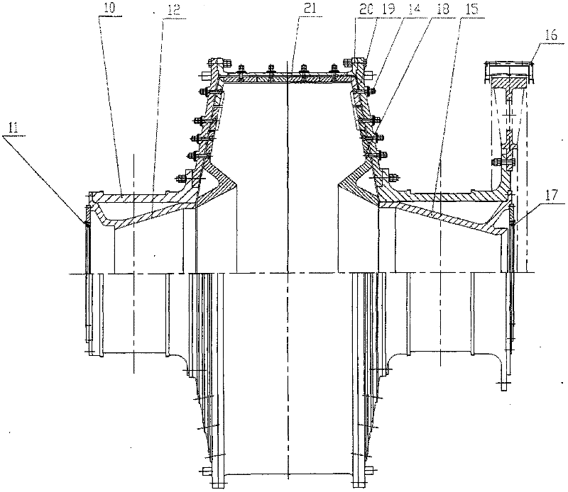 Autogenous tumbling mill for crushing aluminum oxide crusting block