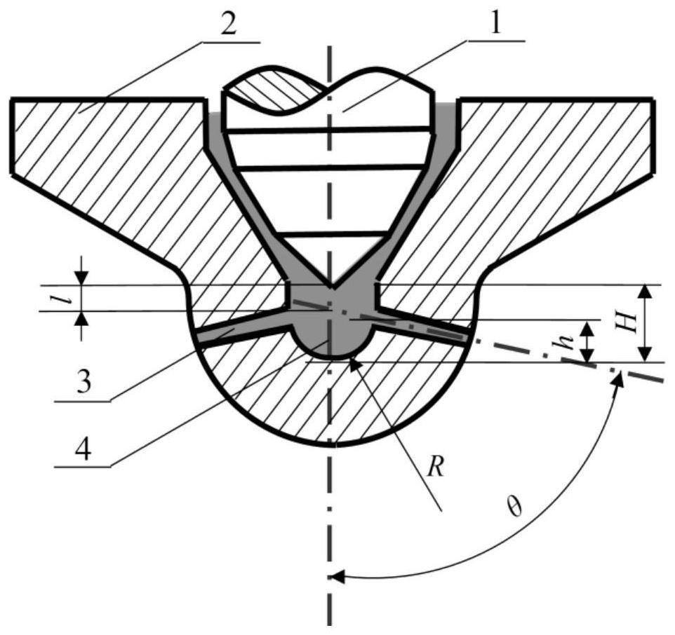 Diesel injector based on nozzle inner vortex cavitation induced hollow spraying structure