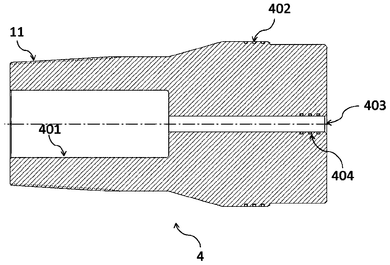 Trestle type downhole flow adaptive liquid-liquid separation device