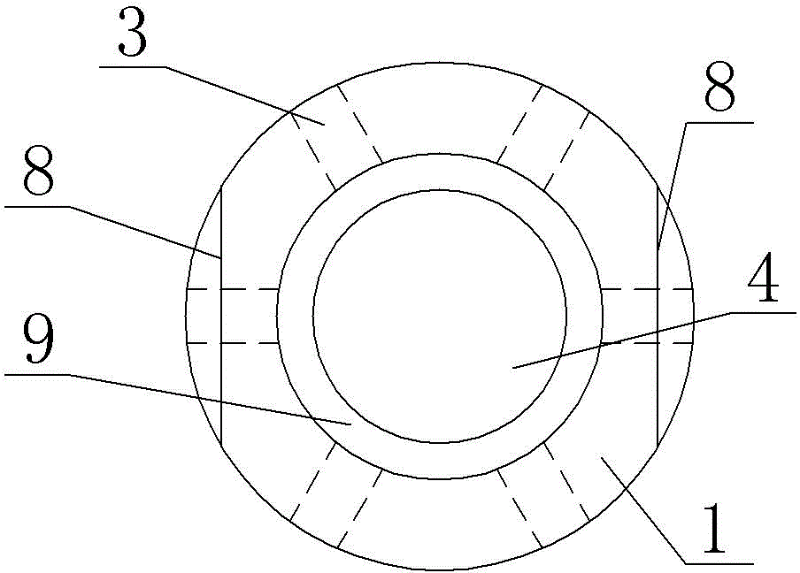 Anti-disengaging detachable material returning air cap for circulating fluidized bed boiler