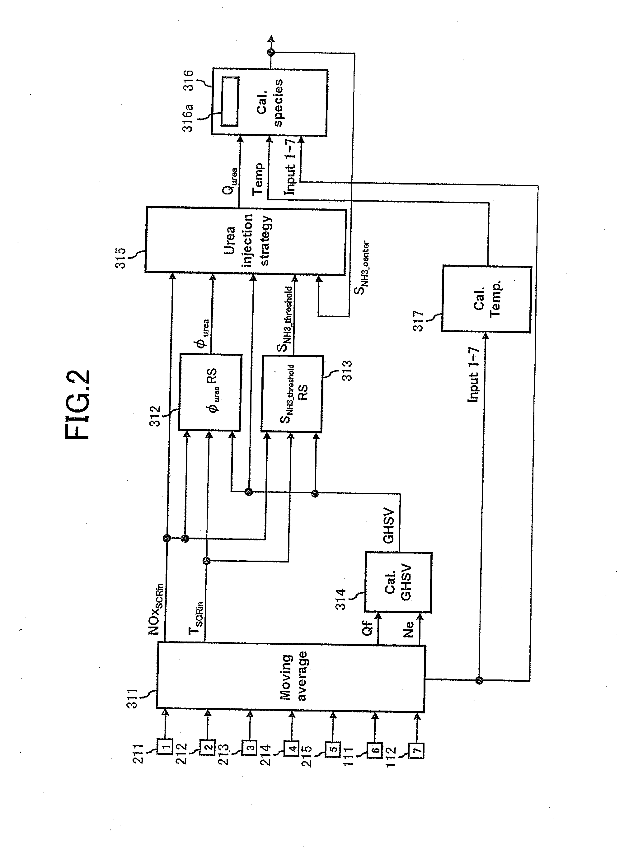 Engine exhaust purification device