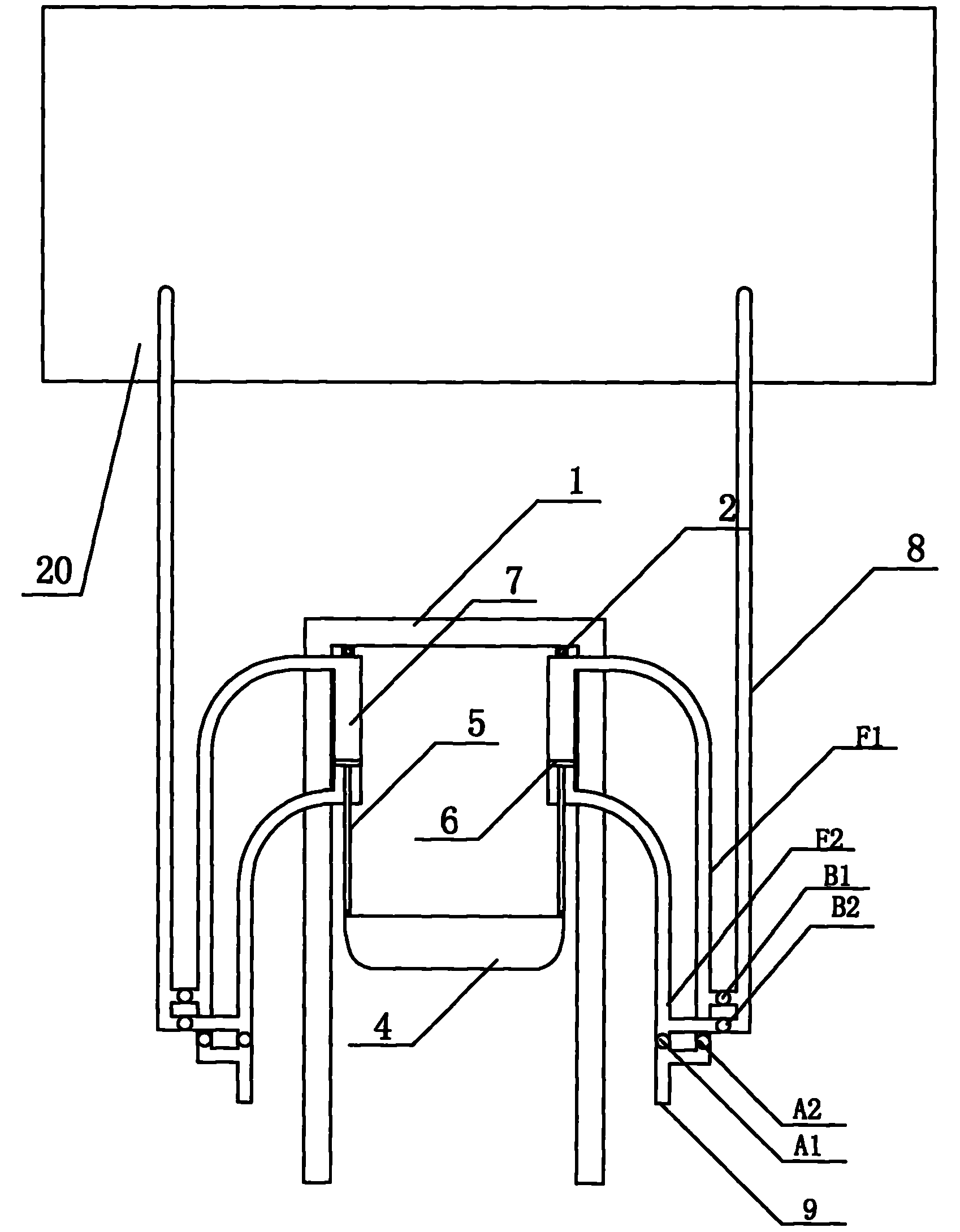 Power generating device by using wave energy