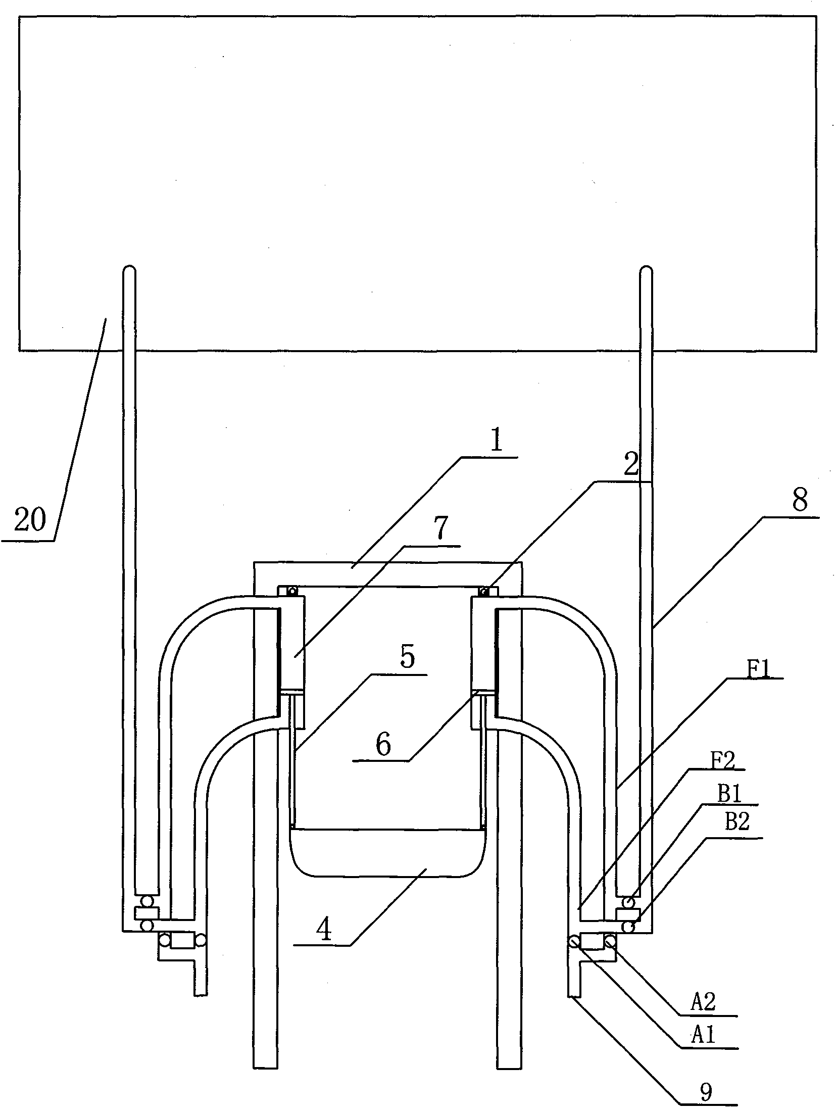 Power generating device by using wave energy