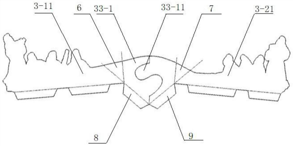 Flat-spread large three-dimensional scene display type three-dimensional book