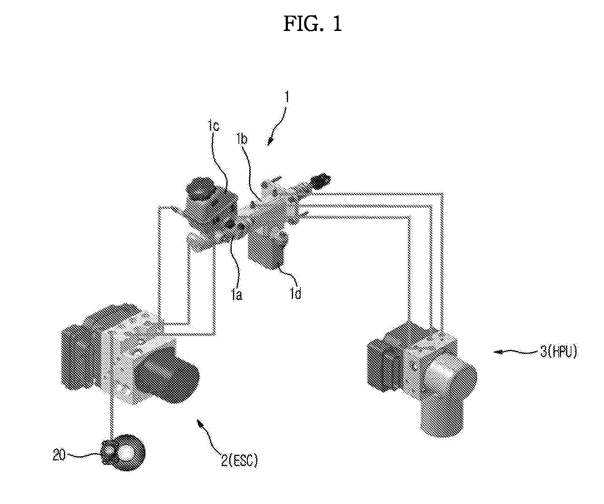 Integrated electronic hydraulic brake system