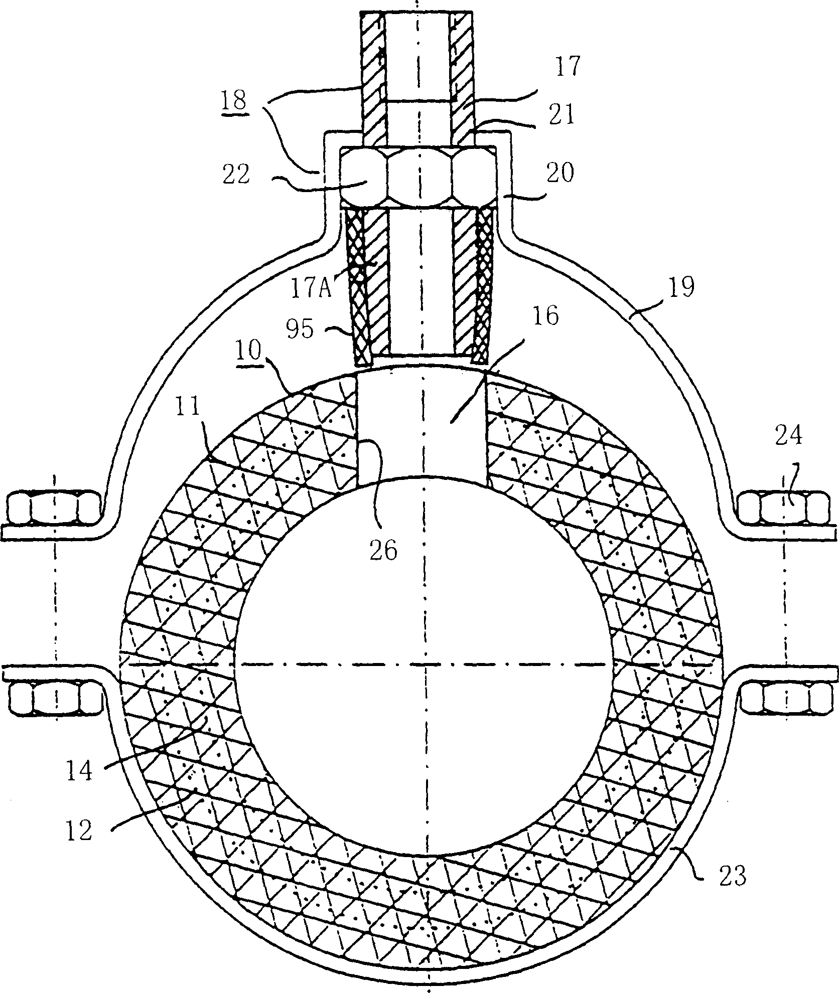 Corrosion-and fire-resistant pipe system