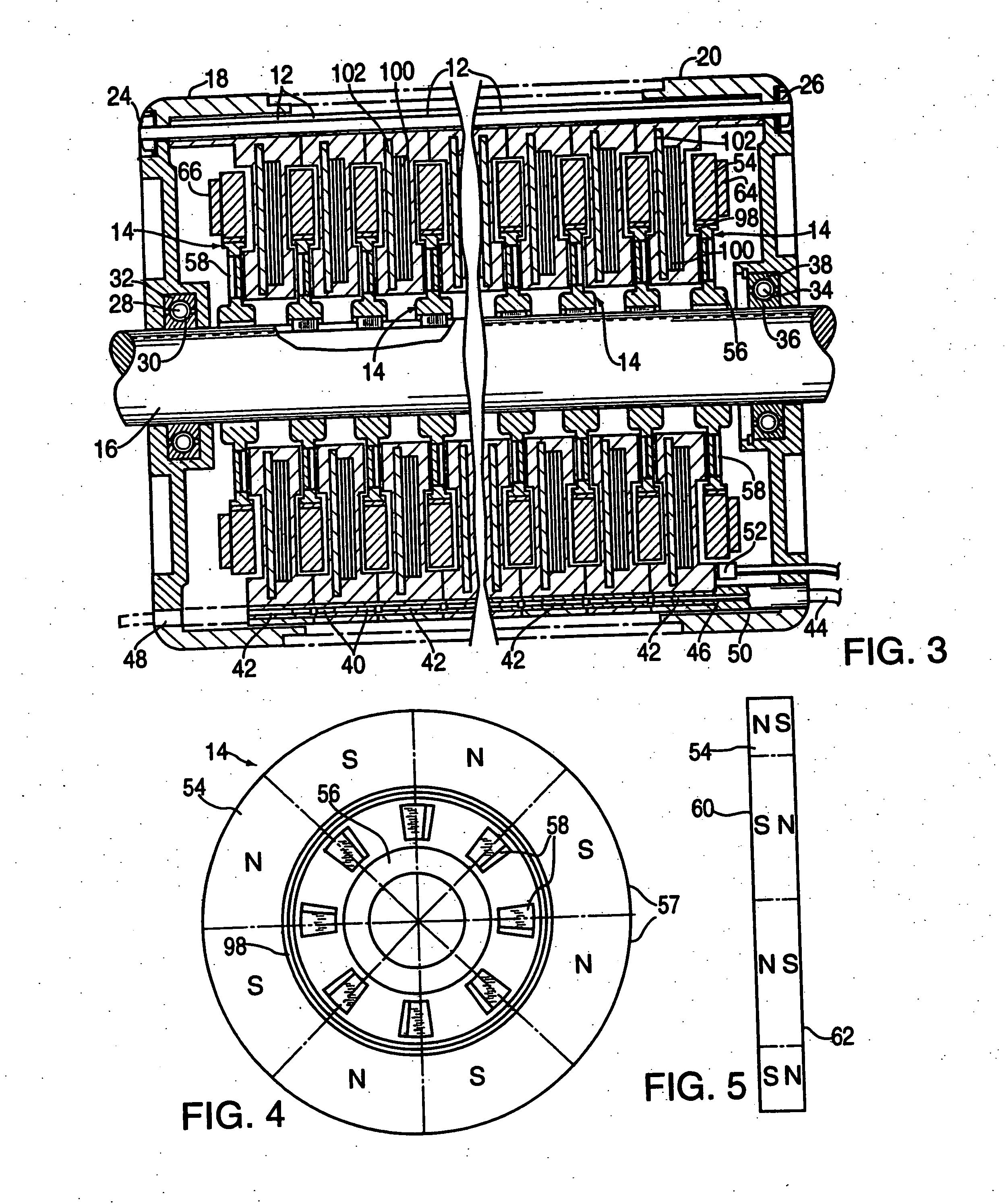 Axial field electric machine