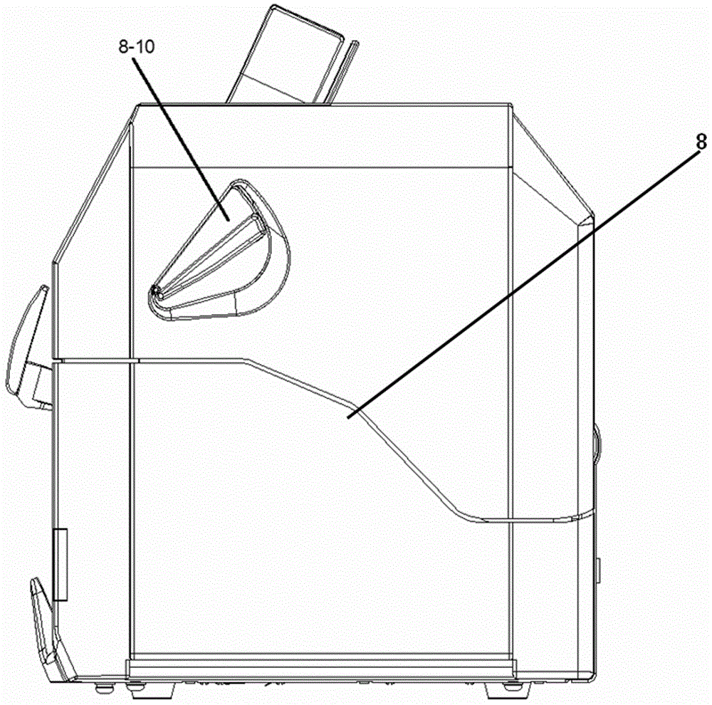 Small banknote processing machine