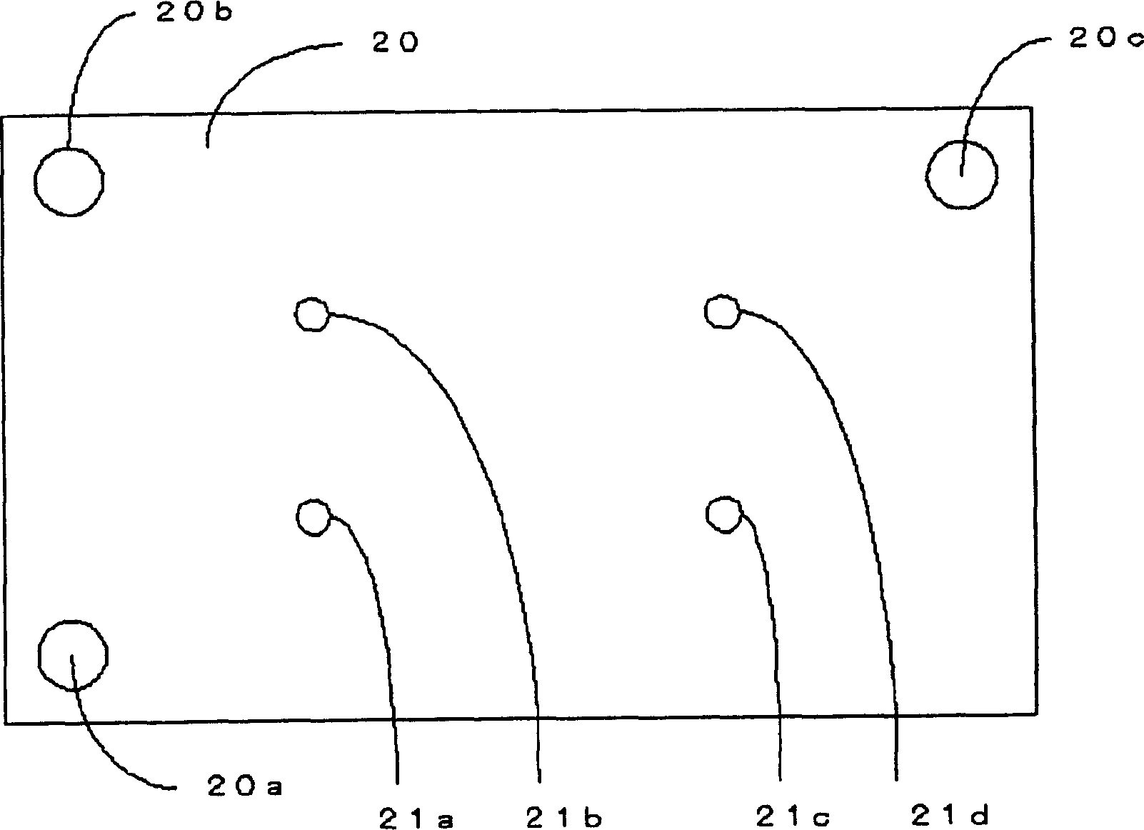 Correcting method for electronic part mounting device and device for using said method