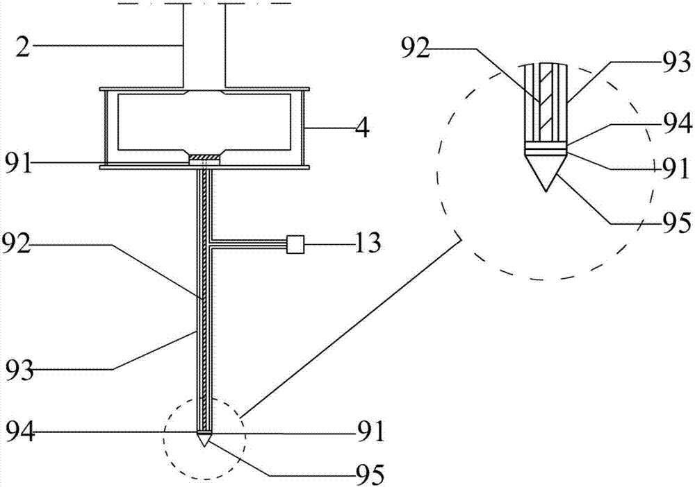 Pore ​​pressure static penetration testing calibration tank system