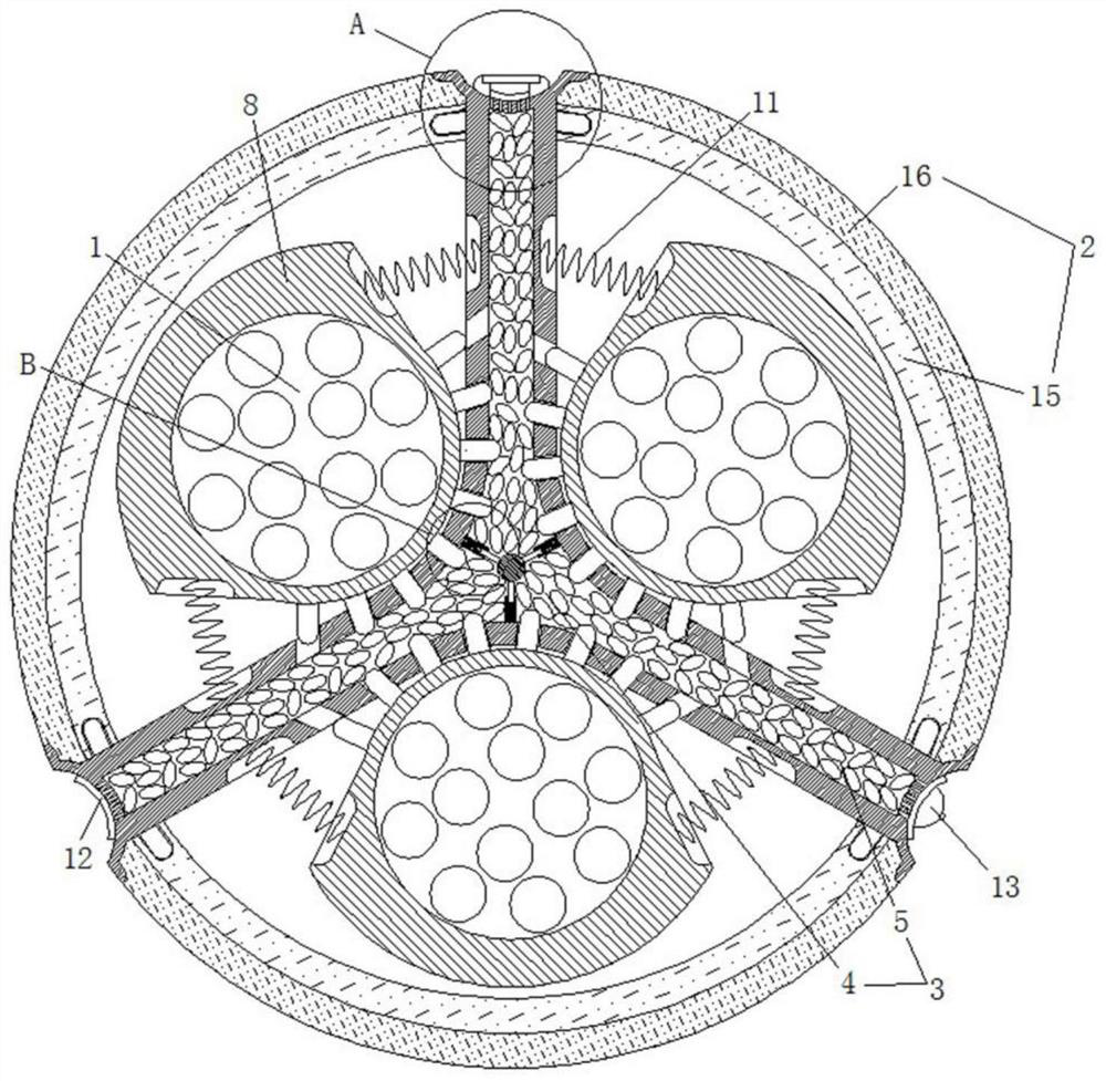 A high-performance power cable for robots and its production device