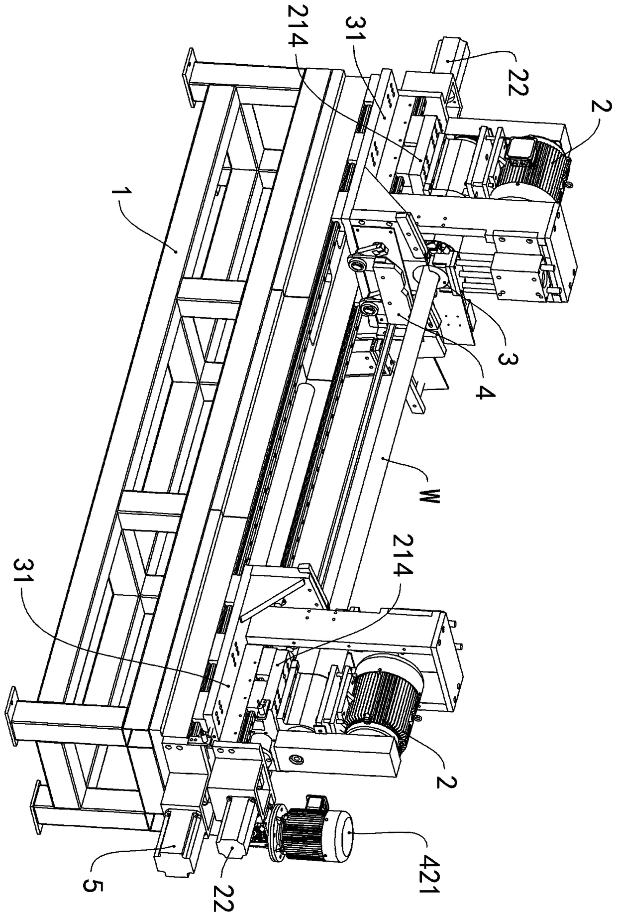 Pipe fitting servo chamfering machine