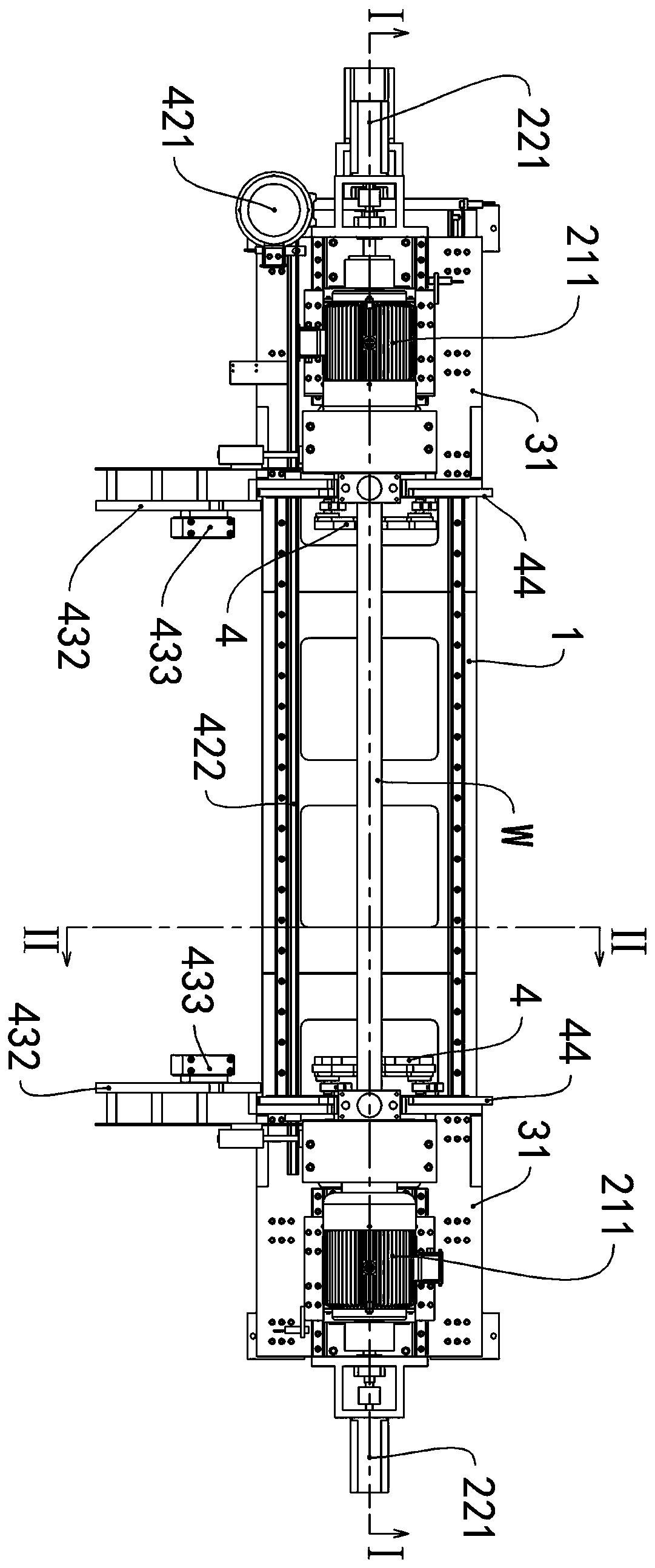 Pipe fitting servo chamfering machine