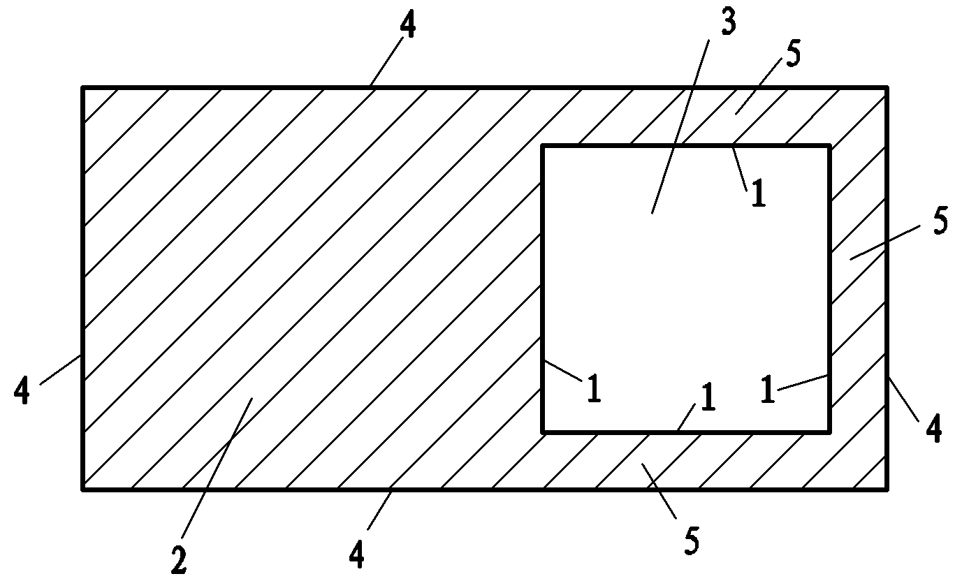 Preparing and molding method for concrete in-situ direct shear test specimens