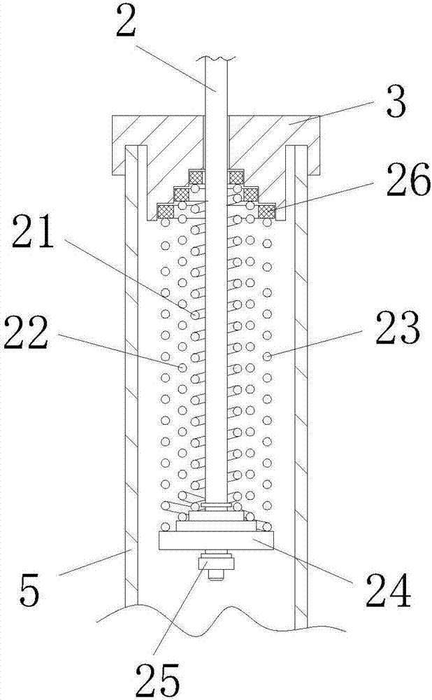 Adjustable spring abdomen exercising device