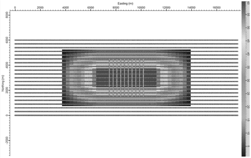 A method and device for calculating the number of face element coverage