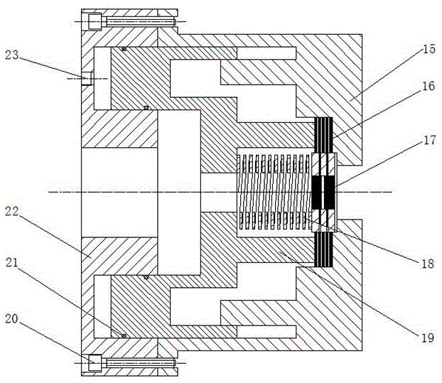 NW-type planetary gear train-based pressure stepless speed change device