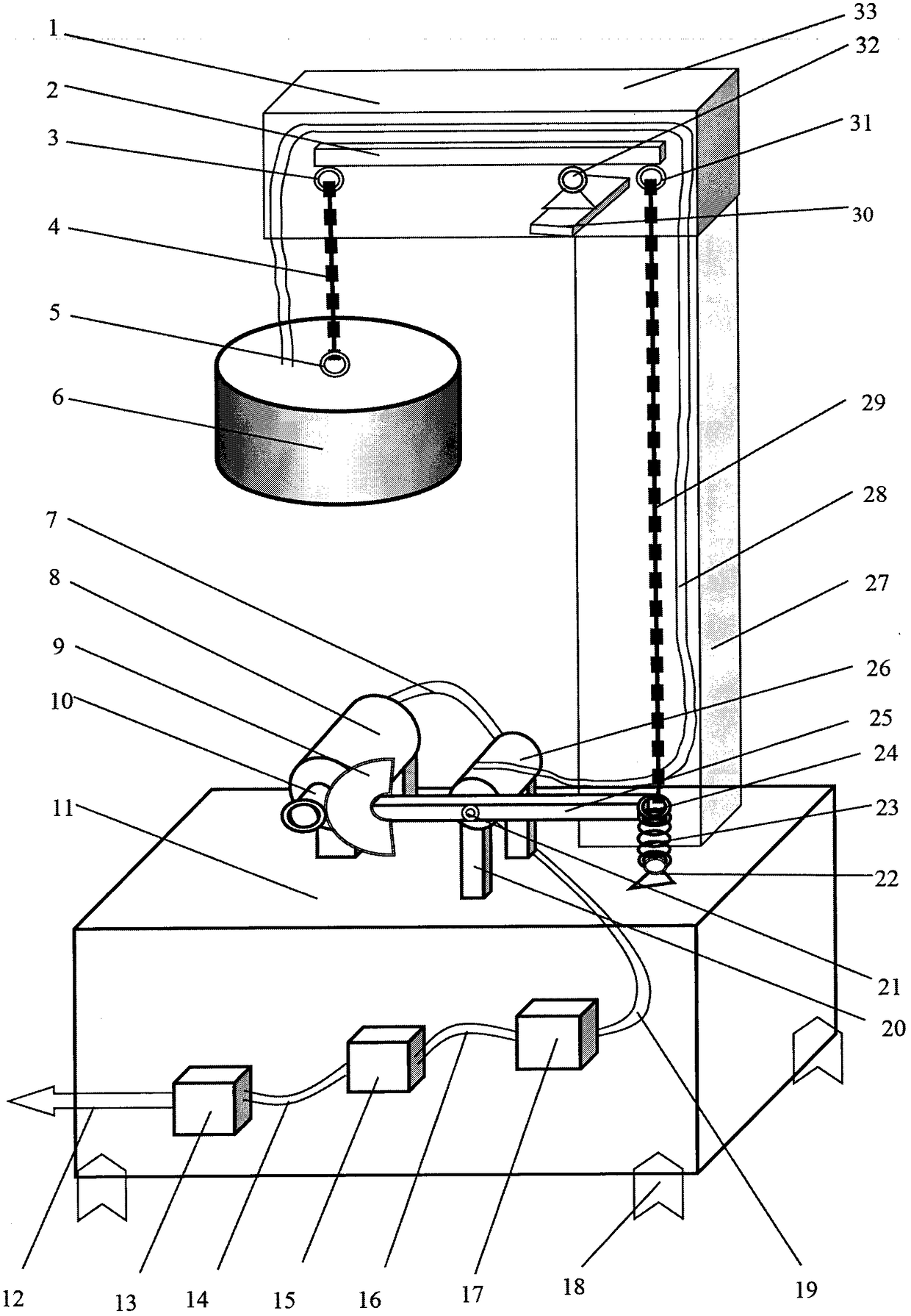 Imitated electronic scale type small seawater demineralizer in deep sea